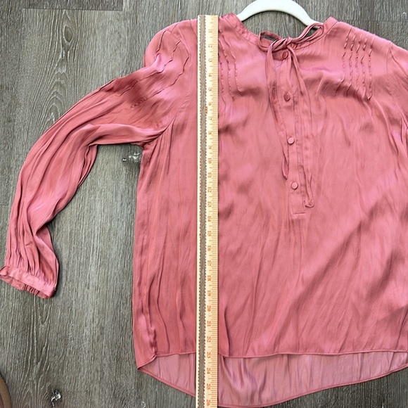 J. Crew Featherweight Satin Tie-Neck Top for Women - Picture 9 of 11